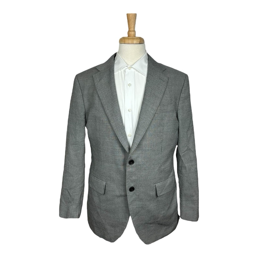 Spier & Mackay Gray Guabello Super 120s Wool 2-Btn Blazer 44R 22112-2F1H1